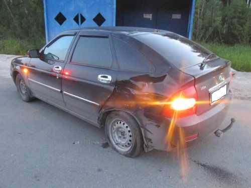 столкновение мотоцикла и авто